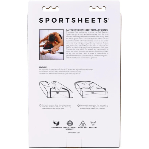 Saffron Under the Bed Restraint System - Black/red