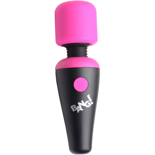 Bang - 10x Vibrating Mini Silicone Wand - Pink
