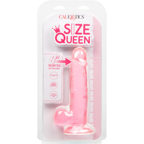 Size Queen 6 inch/15.25 Cm - Pink