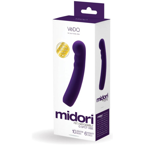 Midori Rechargeable G-Spot Vibe - Deep Purple