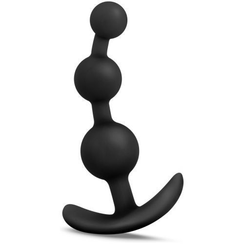 Anal Adventures - Platinum - Small Anal Beads - Black