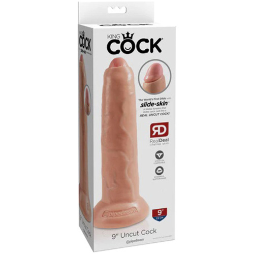 King Cock 9 Inch Uncut - Flesh