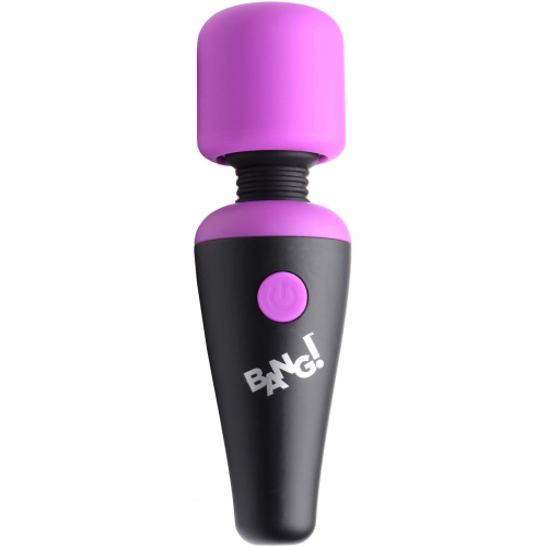 Bang - 10x Vibrating Mini Silicone Wand - Purple
