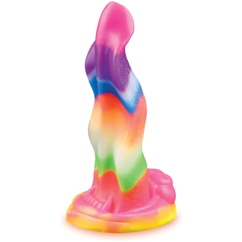 Alien Nation Lick of the Lair Silicone Glow in the Dark Creature Dildo - Multicolor