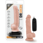 Dr. Skin - Dr. Tim - 7.5 Inch Vibrating Cock With Suction Cup - Vanilla