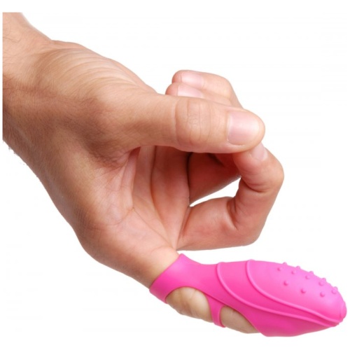 Bang Her Silicone G-Spot Finger Vibe Pink