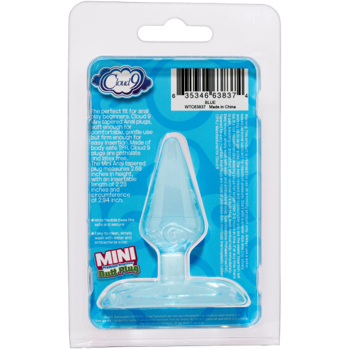 Mini Premium Beginner Butt Plug - Blue