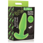Glow in the Dark Butt Plug With Remote - Green