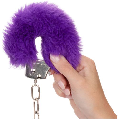 Ultra Fluffy Furry Cuffs - Purple