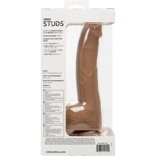Silicone Studs 8 Inch - Brown