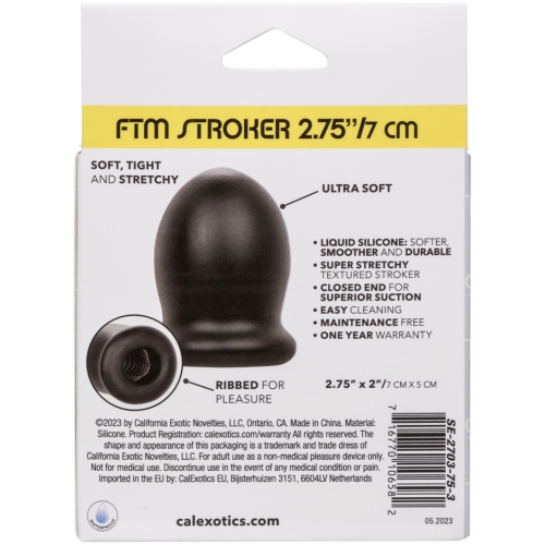Boundless Ftm Stroker 2.75 Inch 7 Cm - Black