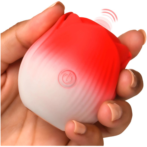Pulsing Petals Throbbing Rose Stimulator - Red