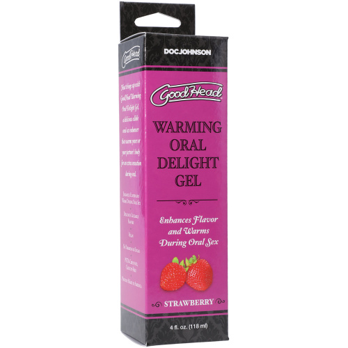 Goodhead - Warming Oral Delight Gel -  Strawberry - 4 Fl. Oz.