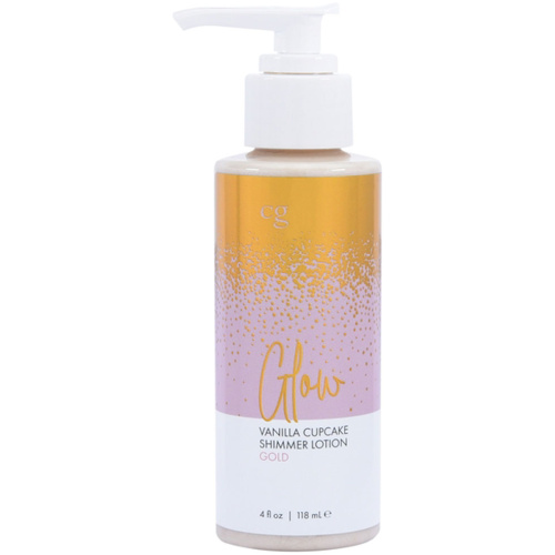 Glow Vanilla Cupcake Shimmer Lotion Gold 4 Oz