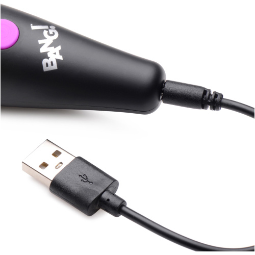 Bang - 10x Vibrating Mini Silicone Wand - Purple