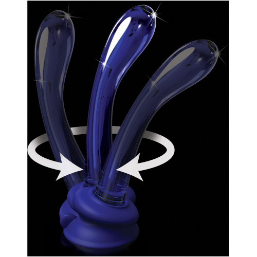 Icicles No. 89 - With Silicone Suction Cup - Purple