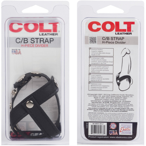 Colt Leather C/b Strap H-Piece Divider
