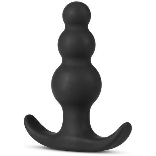 Anal Adventures Platinum - Beaded Plug - Black