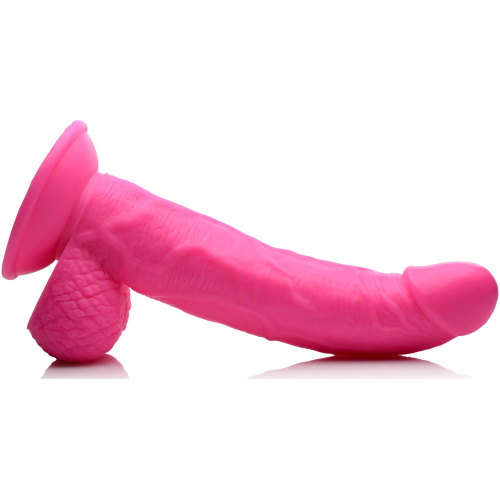 Pop Pecker 7.5 Inch Dildo With Balls - Pink