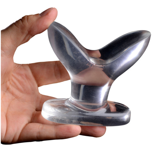 Anchored Clear Anal Plug