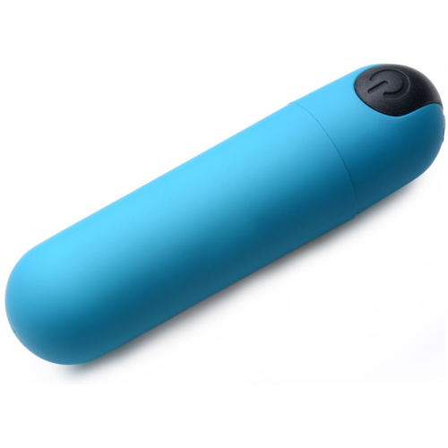 Bang Vibrating Bullet With Remote Control - Blue