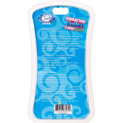 Cloud 9 3 Speed Bullet With Remote - Pink