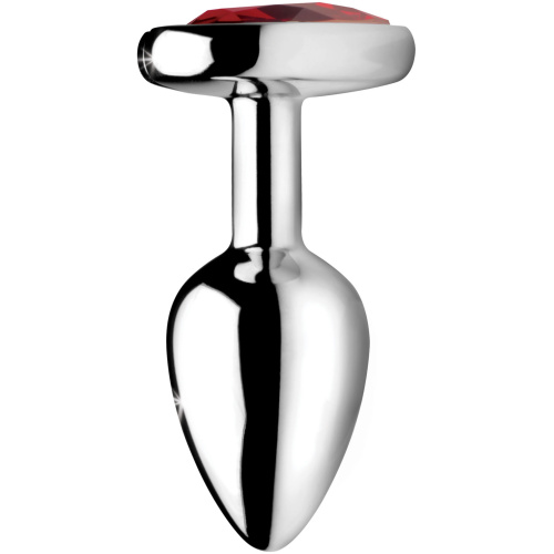 Red Heart Gem Anal Plug - Small
