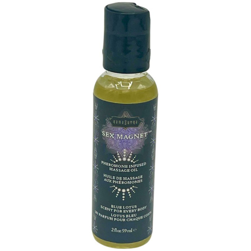 Sex Magnet Blue Lotus Pheromone Massage Oil 2 Fl