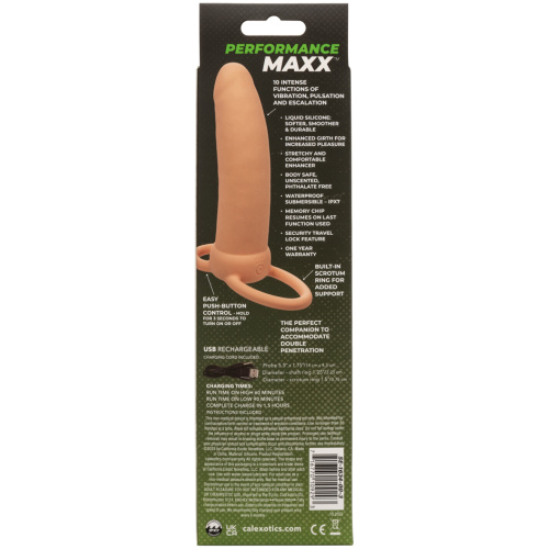 Performance Maxx Rechargeable Thick Dual Penetrator - Ivory