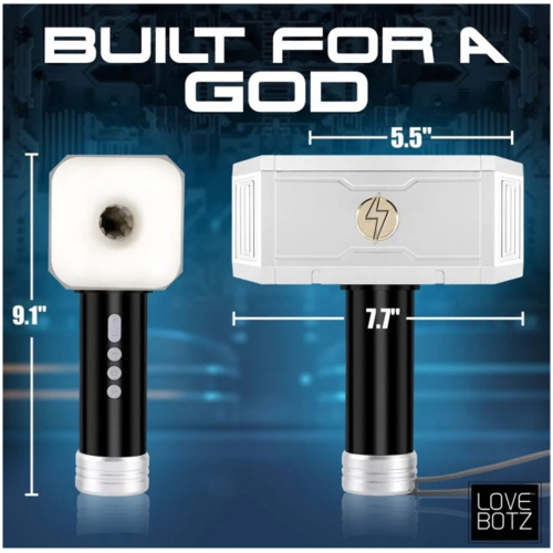 Thunder Stroker Sucking Masturbator - Silver