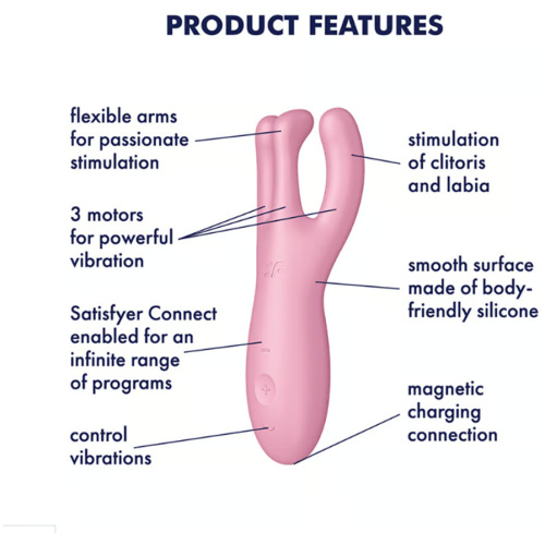 Satisfyer Threesome 4 - Pink