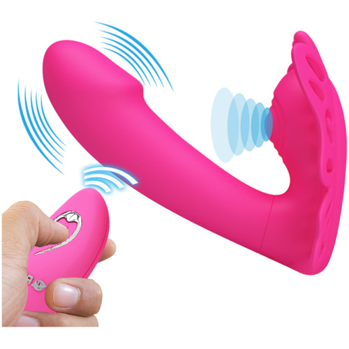 Pretty Love Katherine Wearable Butterfly Vibrator - Fuchsia