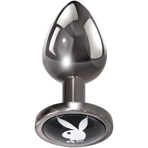 Playboy Pleasure - Tux - Small - Butt Plug - Hematite