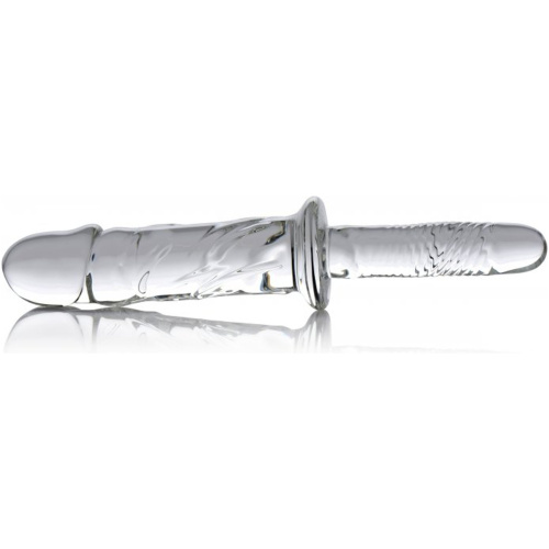 Brutus Glass Dildo Thruster - Clear