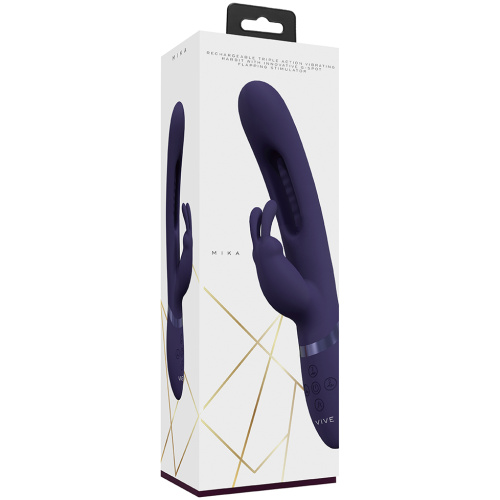 Mika - Triple Rabbit With G-Spot Flapping - Purple