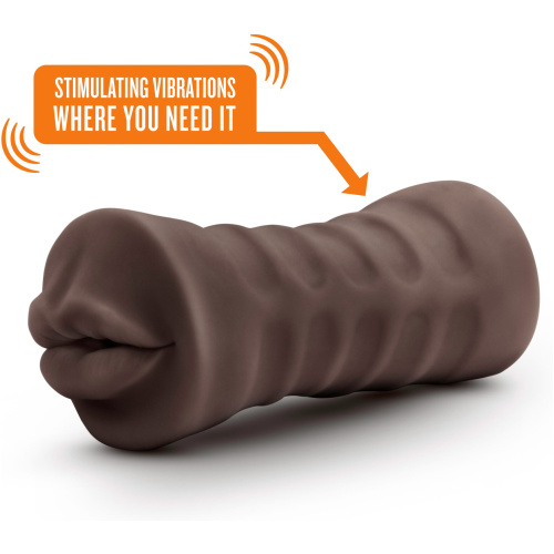 Enlust - Krystal - Vibrating Stroker - Brown