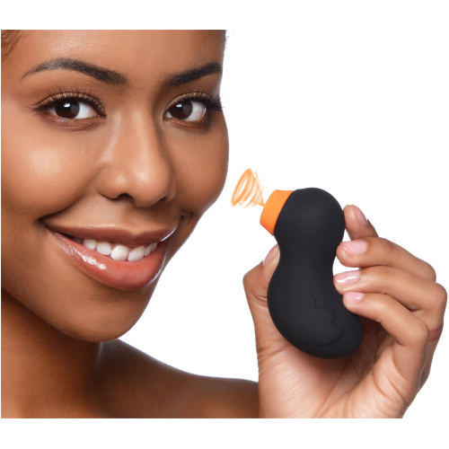 Sucky Ducky Silicone Clitoral Stimulator - Black