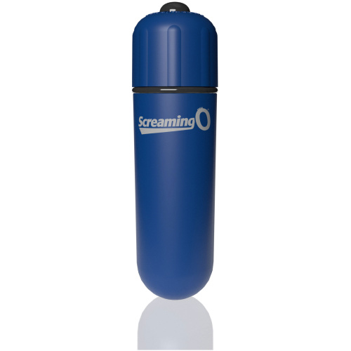 Screaming O 4b - Bullet - Super Powered One Touch Vibrating Bullet - Blueberry
