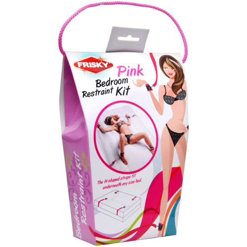 Frisky Pink Bedroom Restraint Kit