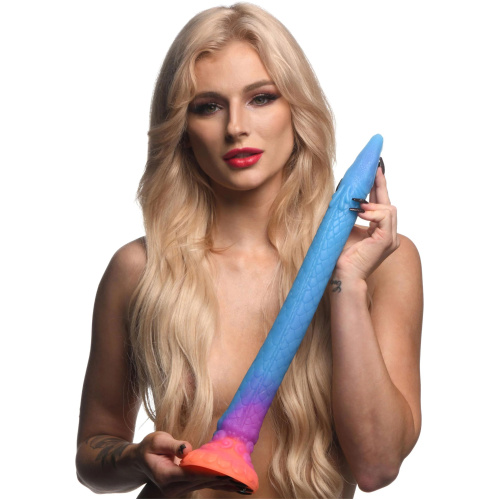 Makara Glow-in-the-Dark Silicone Snake Dildo