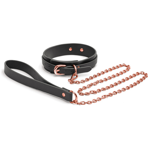 Bondage Couture - Collar and Leash - Black