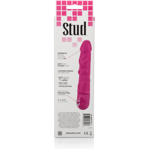 Waterproof Power Stud Rod Dong - Pink