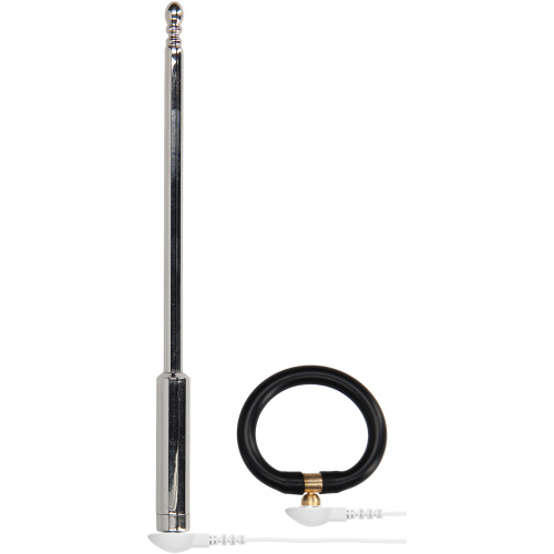 E-Stimulation Urethral Sounding Set - Silver