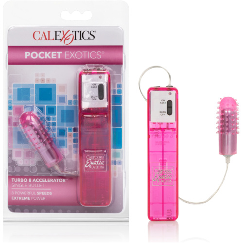 Turbo 8 Accelerator Bullet - Pink