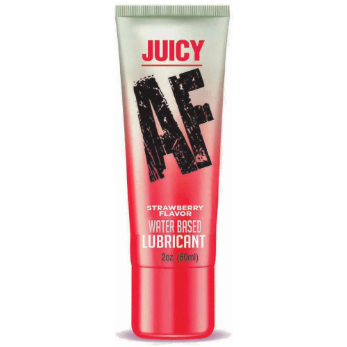 Juicy Af - Strawberry Water Based Lubricant - 2 Oz