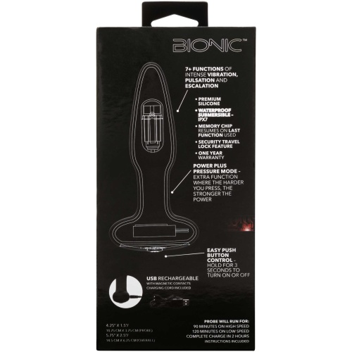 Bionic Pressure Rimming Probe - Black