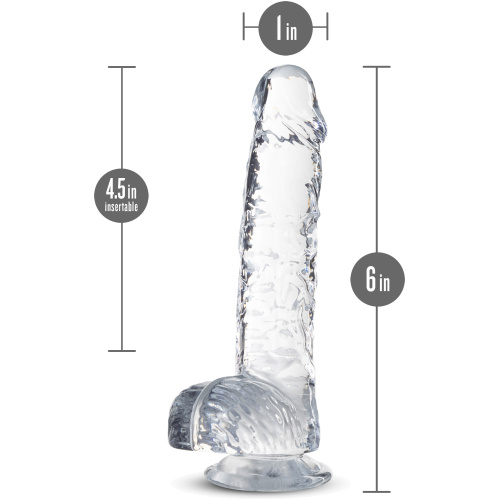 Naturally Yours - 6 Inch Crystalline Dildo - Diamond