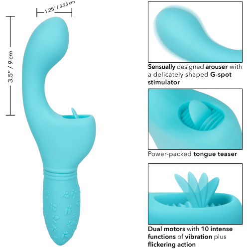 Rechargeable Butterfly Kiss Flicker - Blue