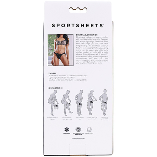 Breathable Strap on - Black