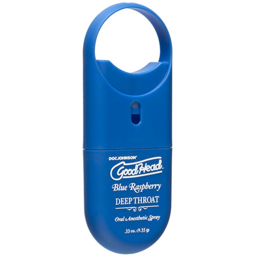Goodhead - Deep Throat Spray to-Go - Blue Raspberry - .33 Oz.